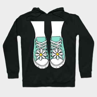 Daisy Flower Sneaker Shoes Hoodie